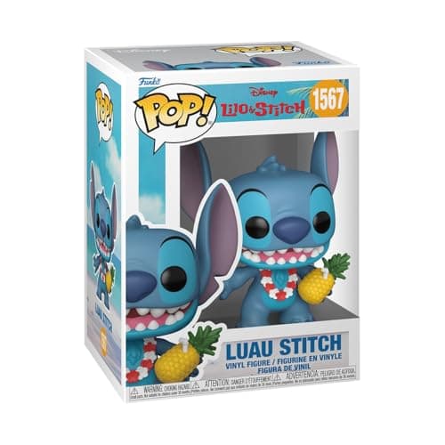 Funko Pop Disney: Lilo and Stitch - Luau Stitch - Official Collectible Vinyl Figure for Kids & Adults - Cartoon/Animatio