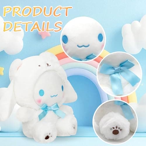 Plush Kawaii Cartoon Plush Figure Toy for Boys and Girls Party Favor 11 * 10in (A)  
Kawaii Cartoon Plush Figure Toy Bir