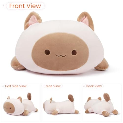 MINISO 19.6" Siamese Cat Plush Toy Kawaii Cute Hugging Pillow for Kids Boys Girls  
MINISO Ultra-Soft Rebound Siamese Ca