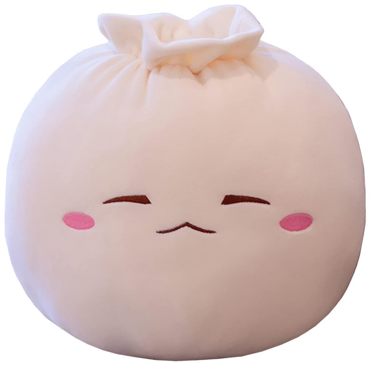Dumpling Plush Pillow, Cute Stuffed Bun Toy, Funny Food Gift for Kids & Adults (6.3 * 1|2in, Frown)
| Cute Dumpling Plu