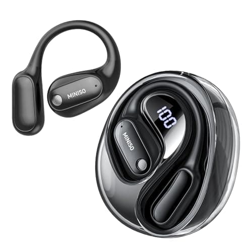 MINISO Travel Language Translator Earbuds AI Real Time Bluetooth 6.0 Open-Ear Headphones for Business 60Hrs Playtime  
M