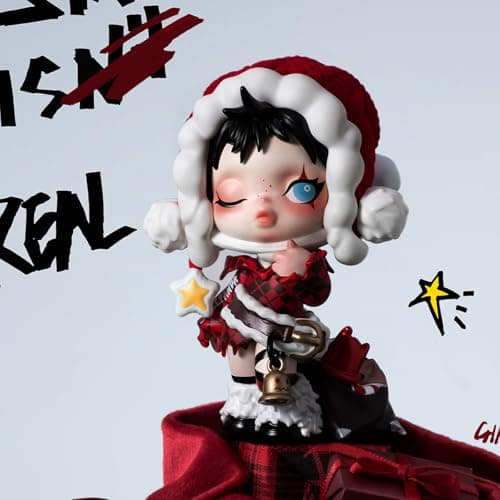 POP MART SKULLPANDA Wishing Time Series Blind Box Figures, Home Decorations, Collectible Toys, Surprise Design Action Fi