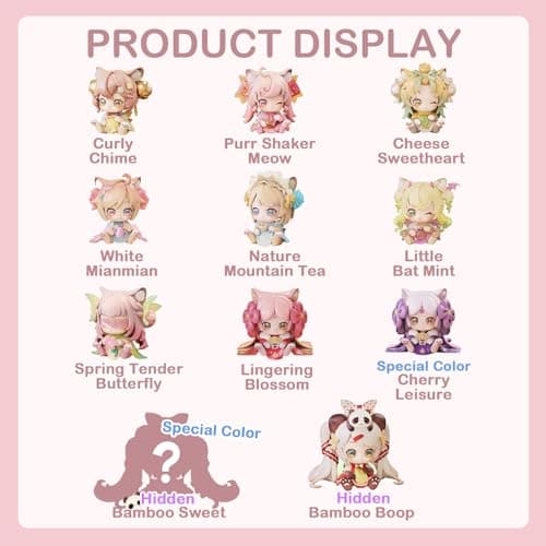 BEEMAI Moni Cat Kitten Office Series Blind Box Single Box Gift for Cat Lovers at Work
| BEEMAI Moni Cat Kitten Office S