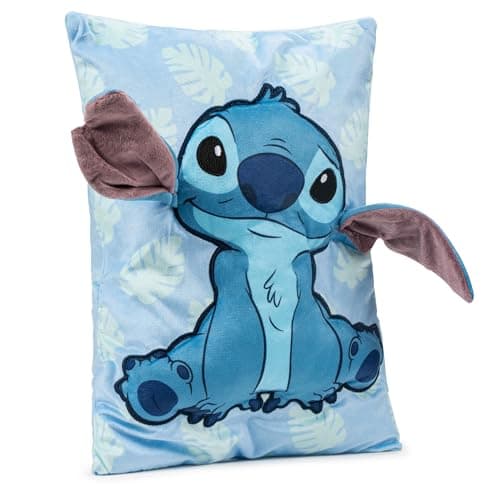 Jay Franco Disney Lilo and Stitch 3D Snuggle Pillow for Kids - Super Soft Blue Plush Pillow - Measures 15 Inches

Jay Fr