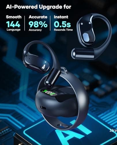 AI Translation Earbuds for Travel and Business Real-time Voice and Video Call Support
| 144 Language Translator Bluetoo