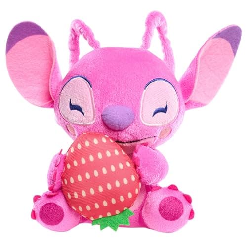 Disney Stitch Small 7-inch Plush Stuffed Animal for Kids Ages 2 Up Angel with Strawberry Just Play
Disney Stitch 7-inch