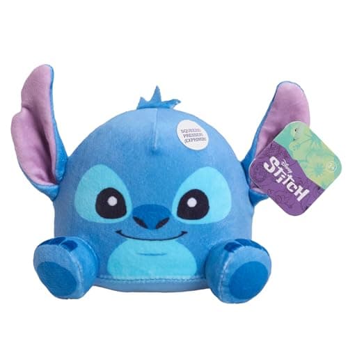 Disney Stitch Small Weighted Plush, 4 Inch Plush, Stuffed Animal for Kids Ages 3 Up