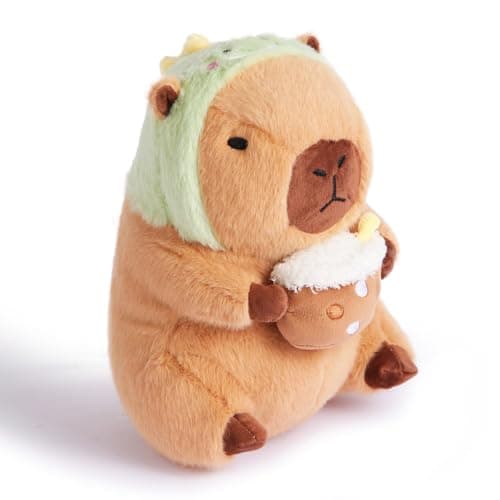 Cute Capybara Plush Stuffed Animal with Turtle Backpack for Kids Boys Girls Valveans Day Birthday Gift  
Kawaii Capybara