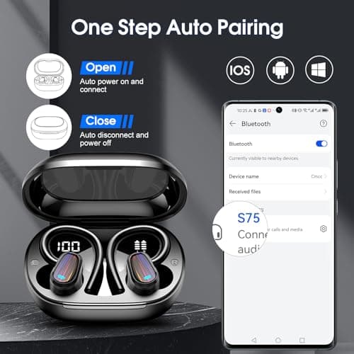 OYIB AI Real Time Language Translation Earbuds with 6 Translation Modes for Travelers and Business Professionals Black 5