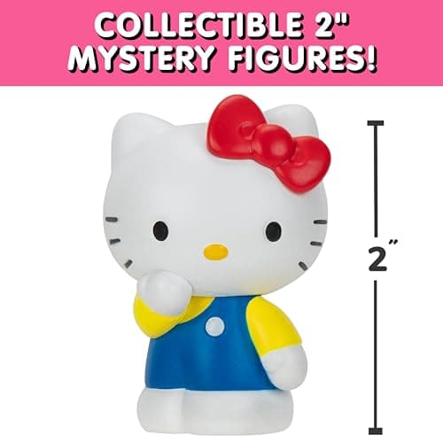 Hello Kitty and Friends Mystery Blind Box, Collectible Sanrio Mini 2" Figure for Kids - Gift Idea - Styles May Vary