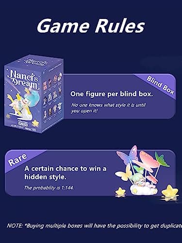 ROBOTIME Nanci Blind Box Action Figure Popular Collectible Toy Kawaii Room Decor Gift (Dream)
