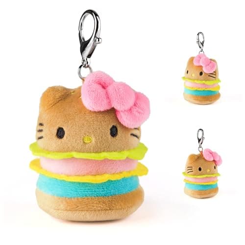 Hello Kitty and Friends Fast Food Surprise Plush Toy for Kids and Adults, Mystery Unboxing, Multicolor 4"