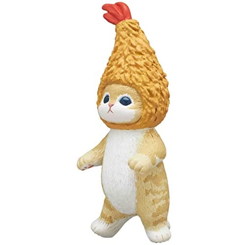 Kitan Club Mofusand Fried Shrimp Cat Blind Box - Fun, Versatile Decoration for Cat Enthusiasts - 5 Collectable Figurines