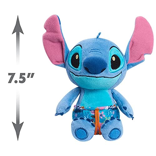 Disney’s Lilo & Stitch 7.5 Inch Stitch Plushie Stuffed Animal, Trendy Alien Toy for Kids Aged 2 and Up