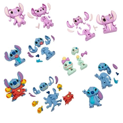 Stitch Surprise 3 Pack Mini Figure Erasers - Great for Back to School Kids Toy