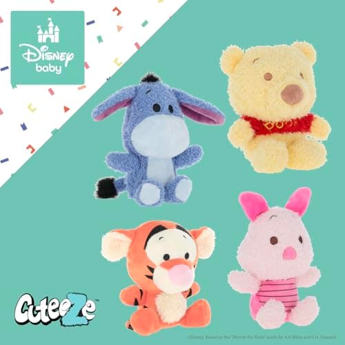 Disney Baby Winnie The Pooh 4 Piece Cuteeze Gift Set for Kids
| Winnie The Pooh Plush Collector Set for Baby
| Baby Gif