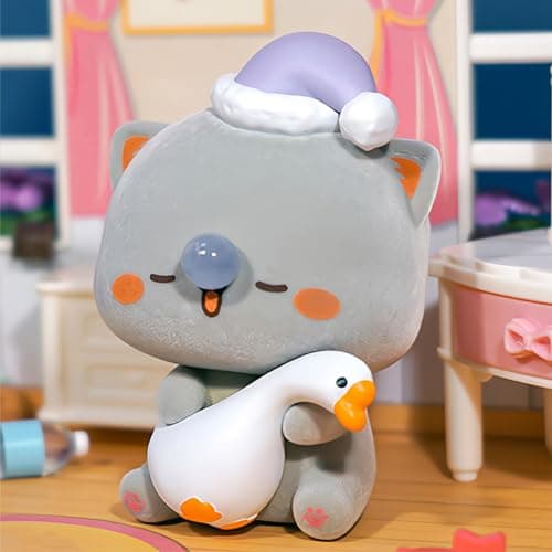 BEEMAI Mitao Cat Love Is Like A Peach Series Collectible Toys For Cat Lover Gift Baskets
| BEEMAI Mitao Cat Love Is Lik
