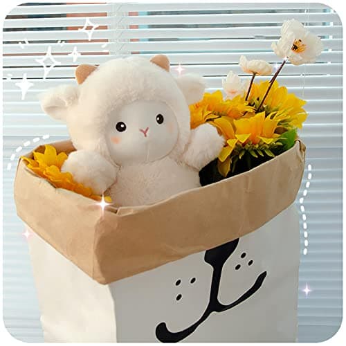 Little Sheep Plushie Lamb Stuffed Animal for Kids
| 10inch White Plush Toy Birthday Gift
| Little Sheep Plush Lamb for
