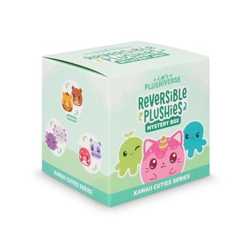 TeeTurtle Reversible Mystery Box Plushie - Kawaii Cuties Series - Surprise Soft Cute Stuffed Animal Blind Box  
TeeTurtl