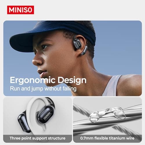 MINISO Real Time 135 Languages AI Translator Earbuds for Travel Fit iOS & Android