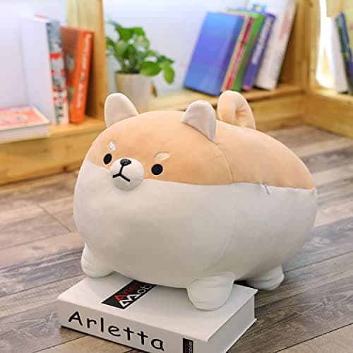 19.6" Fat Dog Plush Pillow Shiba Inu - Festive Gift for Dog Lovers
| Cute Corgi Stuffed Animals Plushies Toy Doll - Per