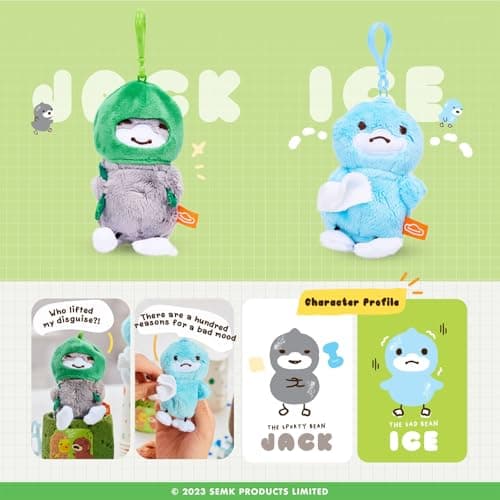 B.DUCK Blind Box Plush Bean Duck Series Toy - Cute Playful Animal Figures Pendant Keychain for Collectors and Gift-Lover