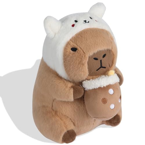 Cute Capybara Plush Stuffed Animal with Turtle Backpack for Kids Boys Girls Valveans Day Birthday Gift  
Kawaii Capybara