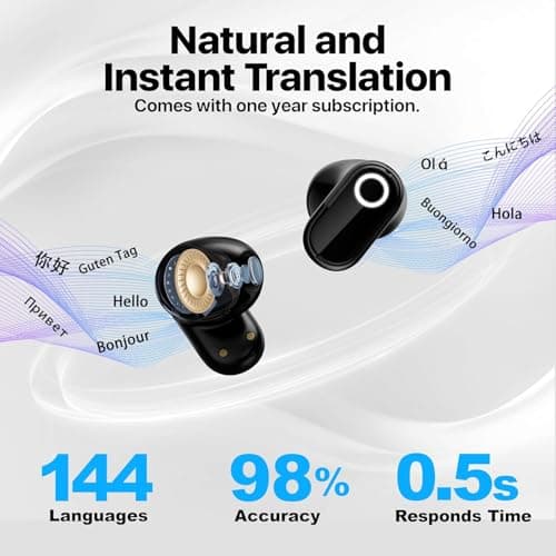 AI Language Translator Earbuds - TWS Real-Time Translation Device for Travelers
| AI Language Translator Earbuds - 3-in