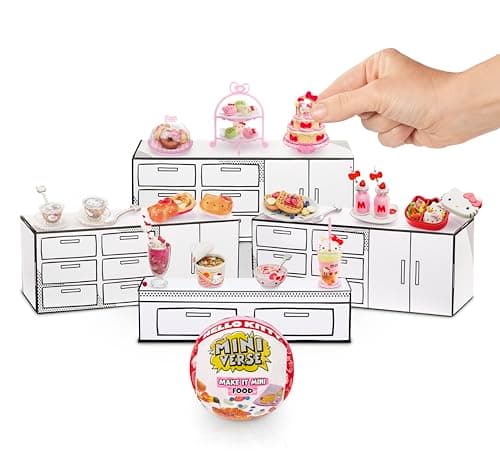 MGA Miniverse Food Hello Kitty 2 Pack Mystery Blind Resin Crafts 8+