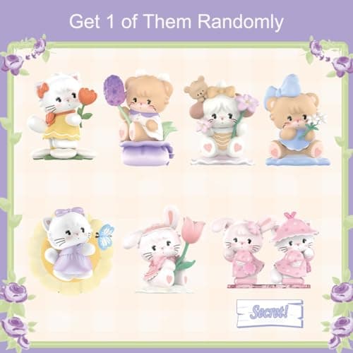 MINISO Mikko Flower Series Blind Box Figure Random Design Home Decor Gift for Adults