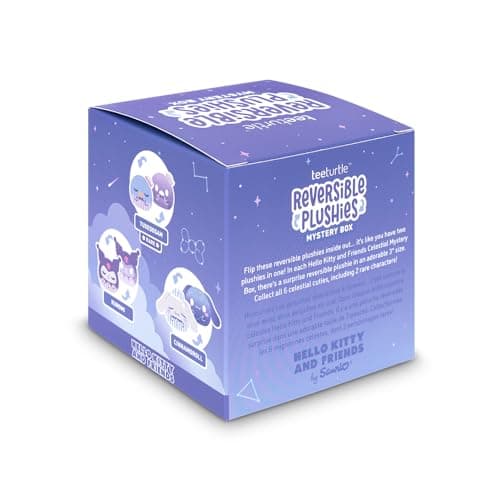 Sanrio Hello Kitty and Friends 3" Reversible Plush Mystery Box - Celestial - Cute Kawaii Surprise Soft Stuffed Animal fo