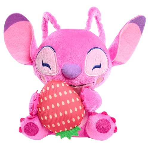 Disney Stitch Small 7-inch Plush Stuffed Animal for Kids Ages 2 Up Angel with Strawberry Just Play
Disney Stitch 7-inch
