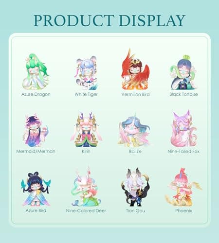 Rolife Nanci Ancient Mythical Beasts Cute Kawaii Action Figures for Girls and Women
| Rolife Nanci Blind Bag Blind Box