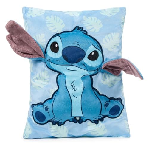 Jay Franco Disney Lilo and Stitch 3D Snuggle Pillow for Kids - Super Soft Blue Plush Pillow - Measures 15 Inches

Jay Fr