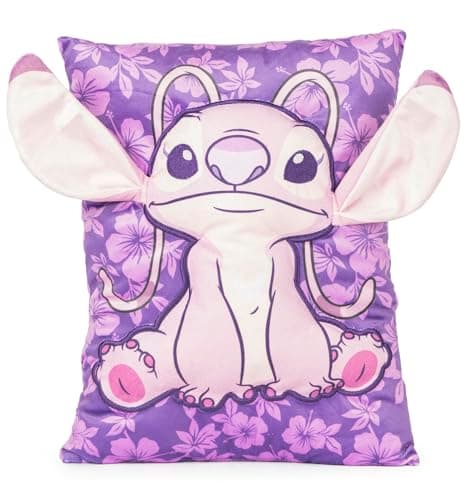 Jay Franco Disney Lilo and Stitch 3D Snuggle Pillow for Kids - Super Soft Blue Plush Pillow - Measures 15 Inches

Jay Fr