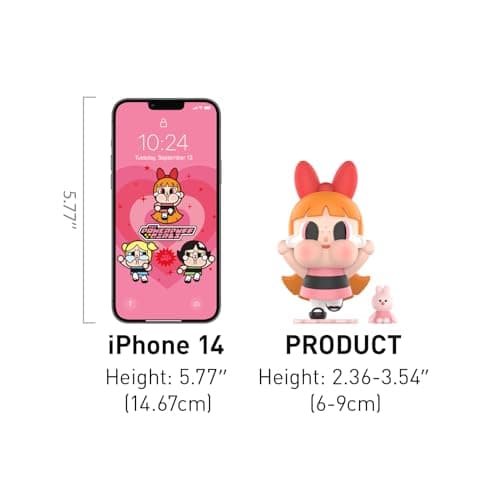 POP MART Crybaby x Powerpuff Girls Series Figures, Crybaby Blind Box Figures Collectible Toys for Girls and Boys Home De