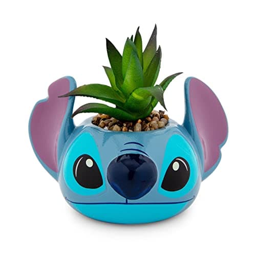 Toynk Disney Lilo & Stitch Full Body 5-Inch Ceramic Planter for Garden Décor  
Toynk Disney Lilo & Stitch Full Body 5-In