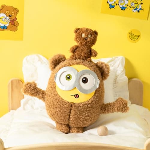 MINISO 11" Bob+Tim Costume Minions Plush Toy for Kids Boys Girls  
MINISO Cute Sleeping Bedding Stuffed Animals Kawaii P