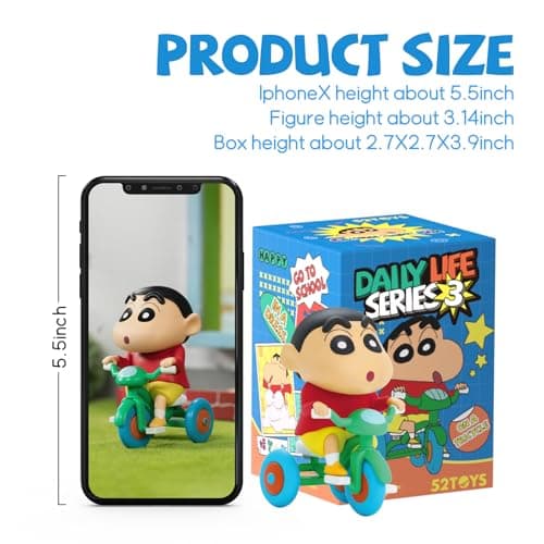 Crayon Shinchan Daily Life Series 3 1PC Action Figure Collectible Toy Birthday Gift for Kids Room Decor Desktop Decorati