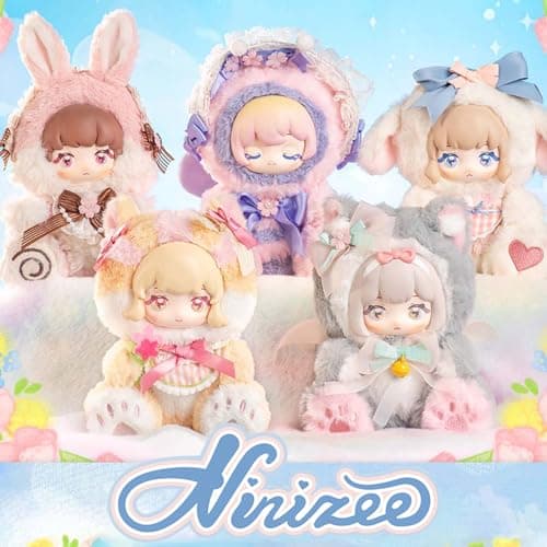 Calemboo Plush Blind Box Figures Ninizee Garden Poetry Series Mystery Box Gifts for Girls 7 Inches Cute Anime Plush Doll