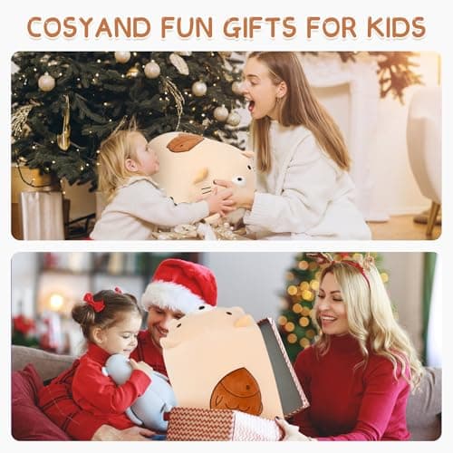 24" Giant Cute Kitten Plush Squishy Pillow Toy for Kids & Girls & Boys
24" Soft Cat Stuffed Animals Pet Cushion Plushies