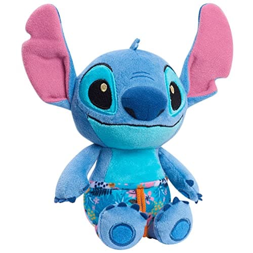 Disney’s Lilo & Stitch 7.5 Inch Stitch Plushie Stuffed Animal, Trendy Alien Toy for Kids Aged 2 and Up