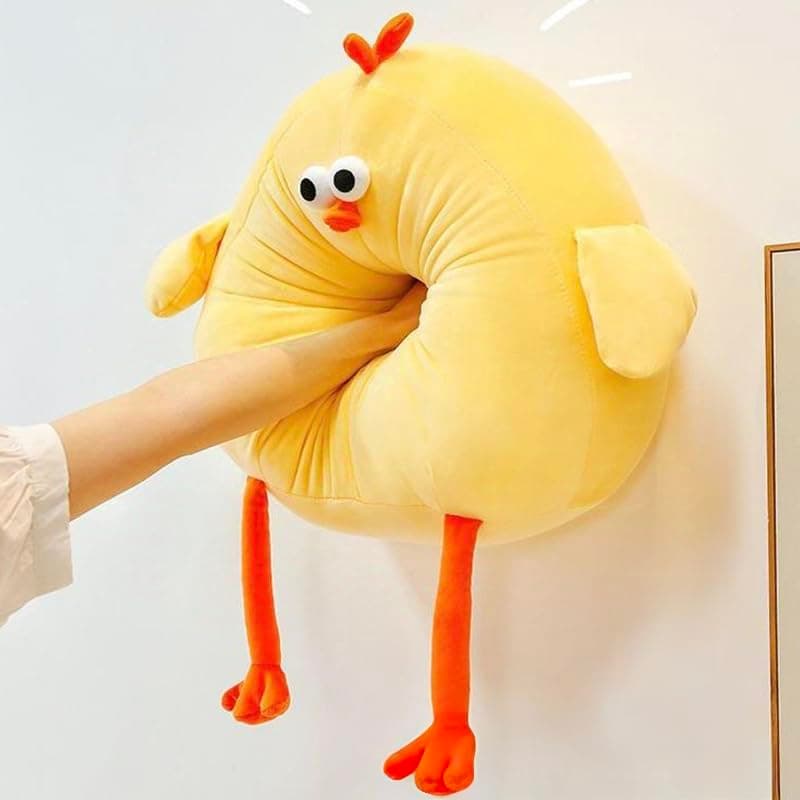 Yellow Chicken Plush Toy for Kids Birthday Gifts (8.6inch)  
Soft Mother Hen Plush Pillow Fat Chicken Suffed Animal  
 B