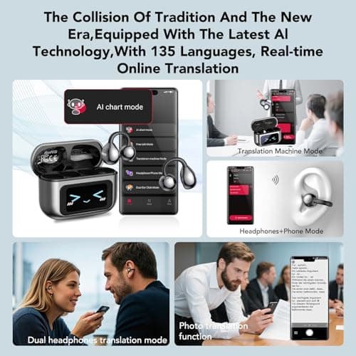MINISO MS201 AI Translation Earbuds for Travel Business Learning