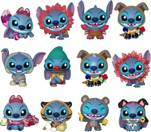 Funko Pop! Mystery Minis Disney Stitch in Costume 2-Pack Random Figures Cute Blind Box Collectible Vinyl