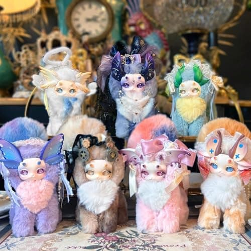 CALEMBOU Plush Doll Blind Box, Magic Academy Series Plush Mystery Toys, Kawaii Gifts for Girls (1 of 6 Possible Stuffed