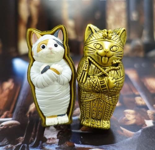 Kitan Club Mummy Cat Figure Blind Box - Collectible Mini Figurines for Adults - Home Decor and Gift Ideas