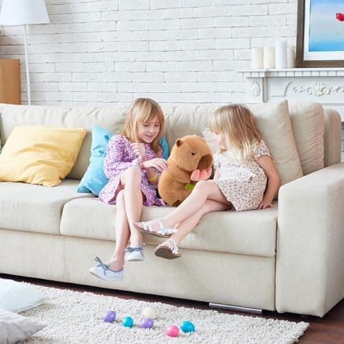 Cute Kapybara Plush Toy Pillows Kids' Soft Toy Brown Capybara Stuffed Animal Gift for Boys and Girls Brown Kawaii Capyba