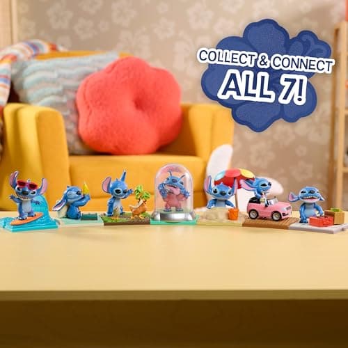 Disney Stitch Live-Action Movie Time 3-inch Collectible Figures for Kids Ages 3+, Home Decoration, Blind Box Collectible