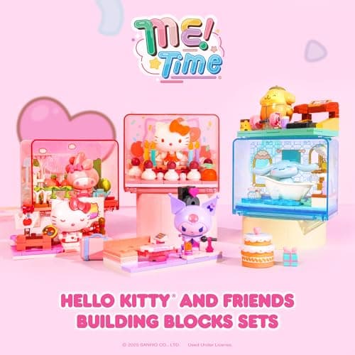 Hamee Sanrio Hello Kitty and Friends Building Blocks Blind Box - Cute Me Time Gift for Adults and Kids
| Hamee Sanrio H